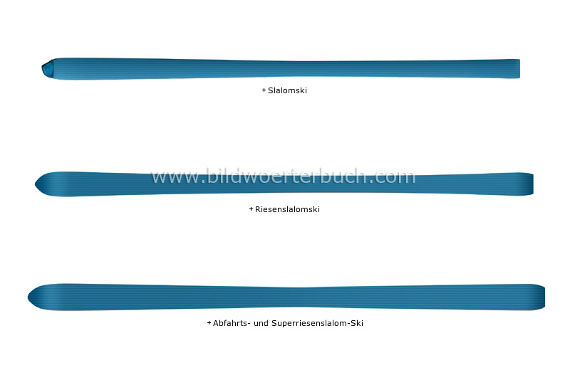 Beispiele für Skier Bild