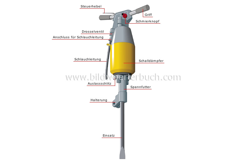 Pressluftbohrer Bild