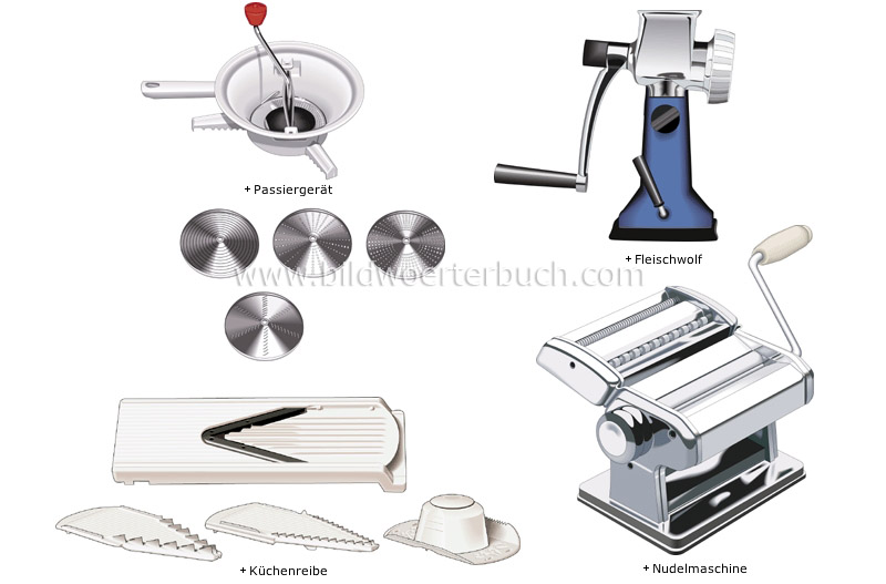 zum Zerkleinern und Zerreiben Bild